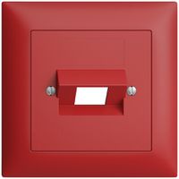 Kit frontal EDIZIOdue berry 88×88mm 1×RJ45