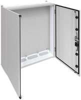 Wandschrank Hager univers mit Volltür SK I IP55 1400×1050×275mm RAL 7035