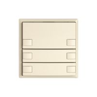 Pulsante KNX RGB EDIZIO.liv SNAPFIX® sensore temp.s.LED 6× com.1T cr