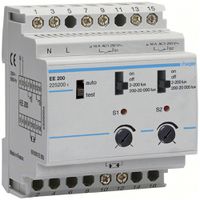 Dämmerungsschalter Hager 2 Kanäle 2 Schliesserkontakte 16A 4 TE