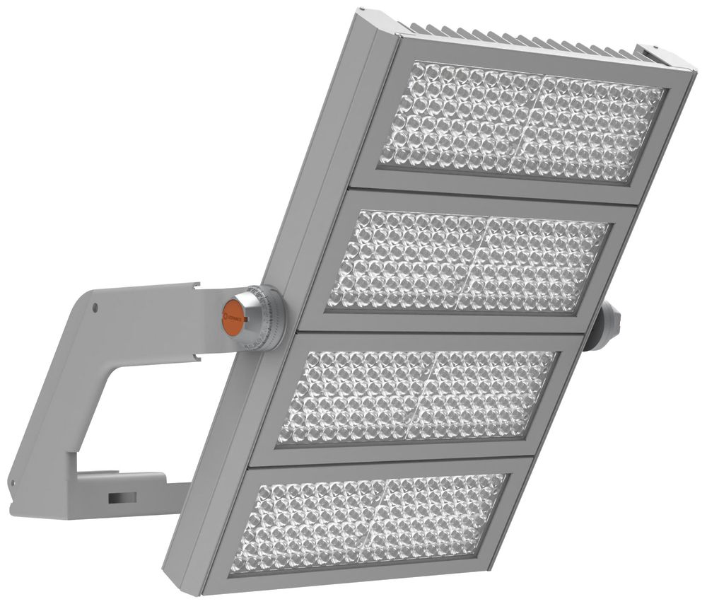 LED-Strahler FLOODLIGHT MAX SYM WAL 1200W 757 155000lm 10° IP66 grau