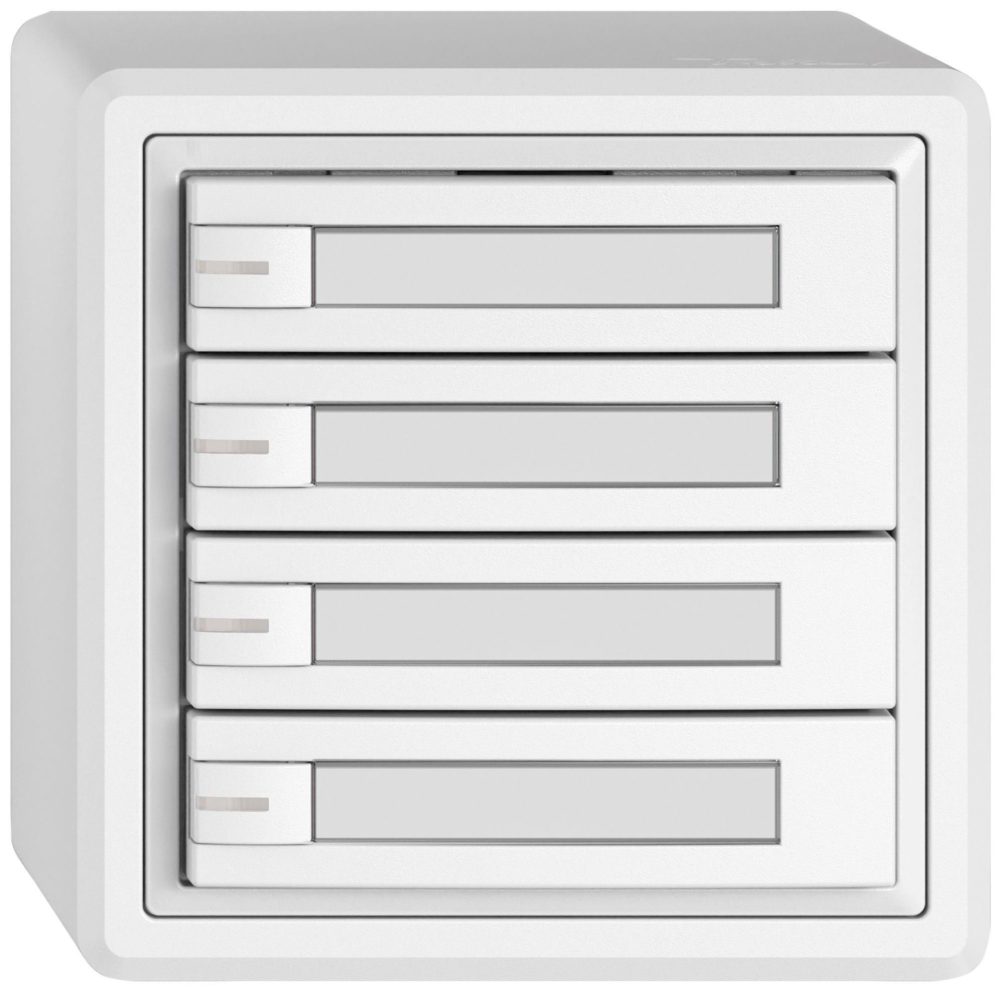 Pulsante KNX RGB AP EDIZIO.liv SNAPFIX® sensore temp.RGB-LED targ.4× com.1T bi