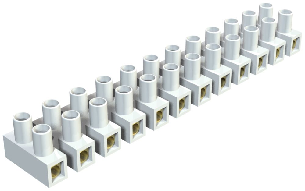 Morsettiera Bettermann 12P 2.5…6mm² 450V bianco