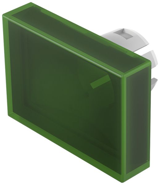 Druckhaube EAO 51 flach 15.2×21.2mm grün