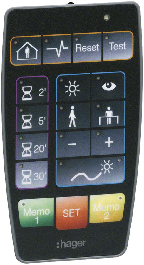 Télécommande IR Hager pour EE81. et TCC52.