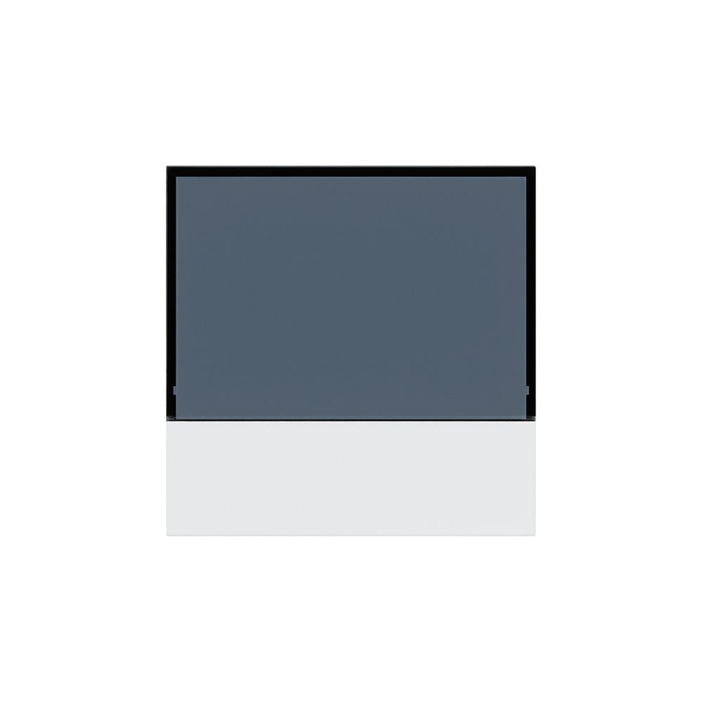 Frontabdeckung KNX Hager kallysto für RTR weiss