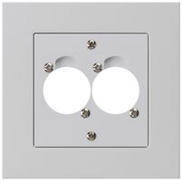 UP-Montageset für 2 XLR hellgrau kallysto.pro