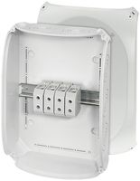 Boîte de dérivation AP Hensel DK 5054 G, 4×50mm², gris