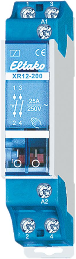 Relais de commande AMD Eltako 230VAC 2F, XR12-200