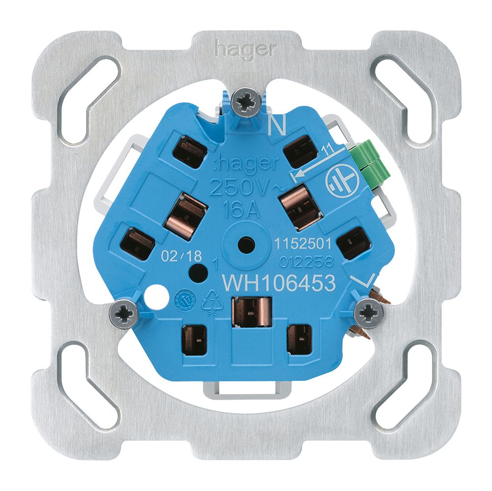 Interno per presa Hager 3×T13/23 F