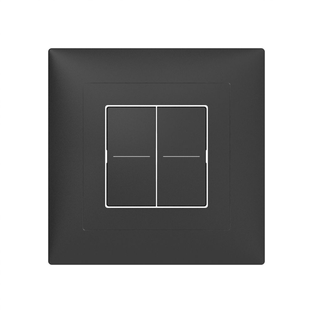Aufsatz zu Tastsensor ABB SIDUS KNX Basic Fset-B 2/4, anthrazit