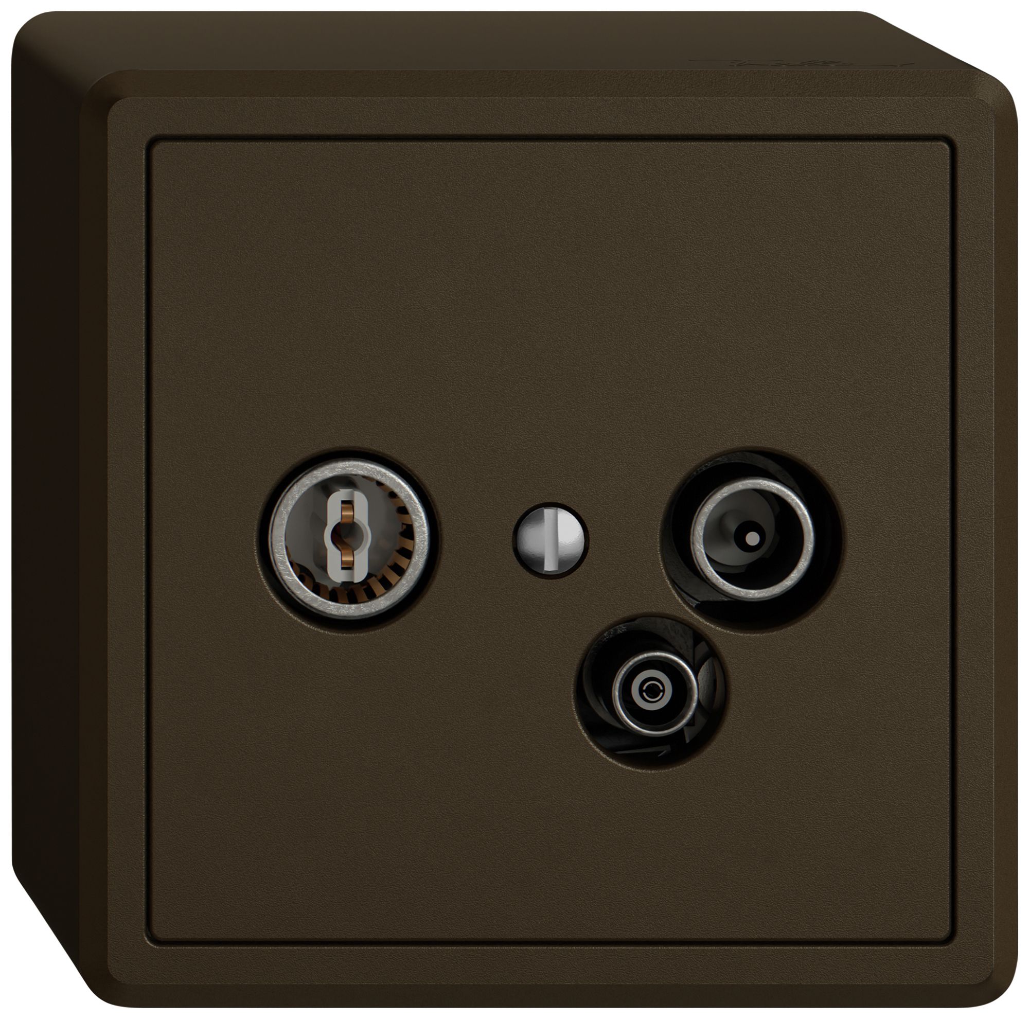 AP-Antennendose TV-R-Daten EDIZIO.liv SNAPFIX® 19dB br