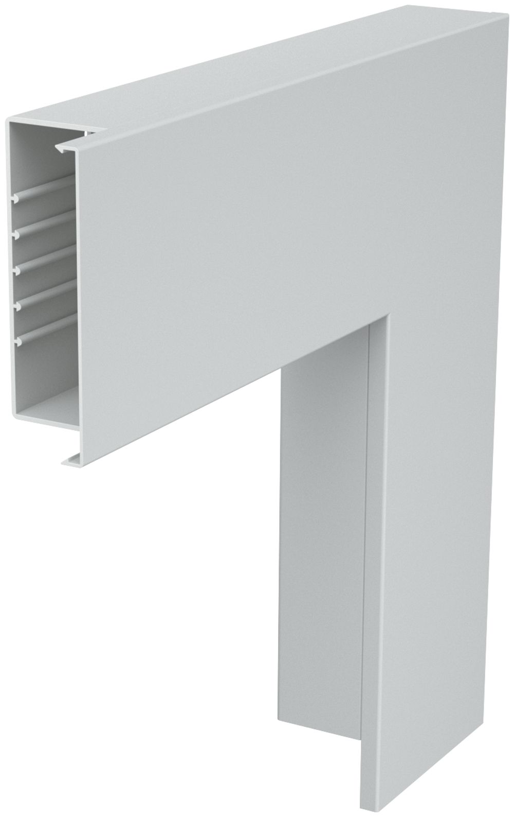 Flachwinkel Bettermann 470×170×80mm, PVC, hellgrau, 7035