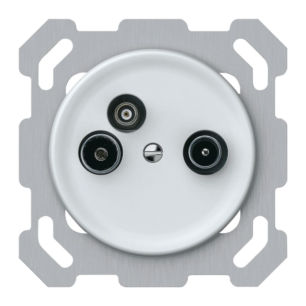 UP-Antennendose TV-R-Daten origin Durchgangsdose 19dB 4dB weiss