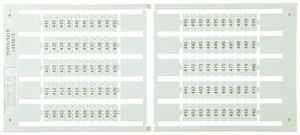 Bezeichnungsschildchen 5×12mm 10×1…10, 5 Kart. zu 100