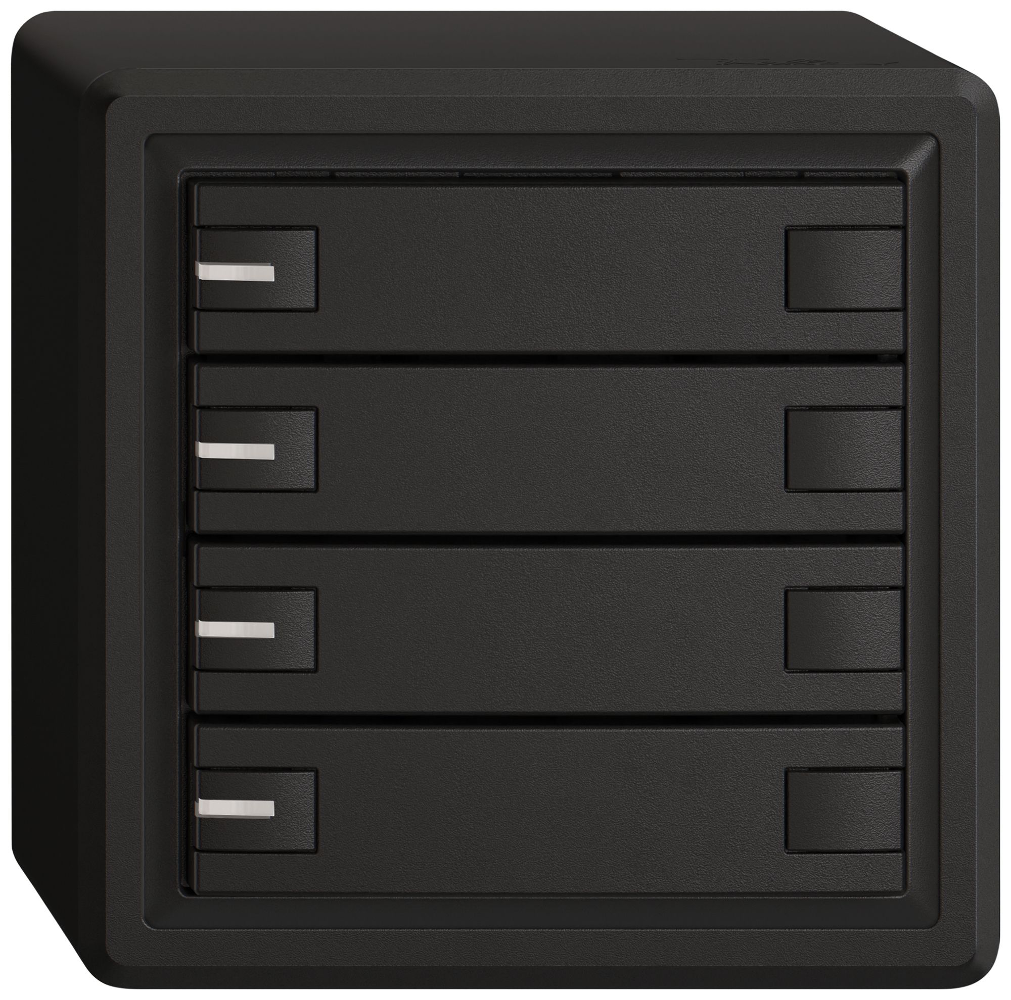 Pulsante KNX RGB AP EDIZIO.liv SNAPFIX® sensore temp.RGB-LED 4× com.2T ne