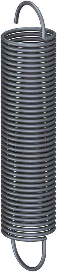 Zugfeder Bettermann, Länge=200+300mm, F=100N, A2