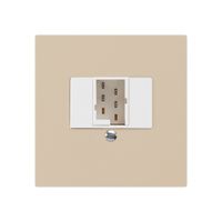 Insert pour prise de raccordement kallysto 1×TT83 beige