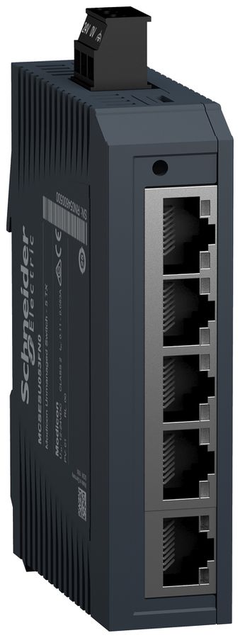 Switch Modicon 5 porte per rame (4TX 10/100Mbit/s)