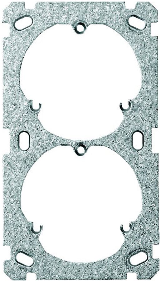 UP-Befestigungsplatte ABB 2×1 zu 65307200