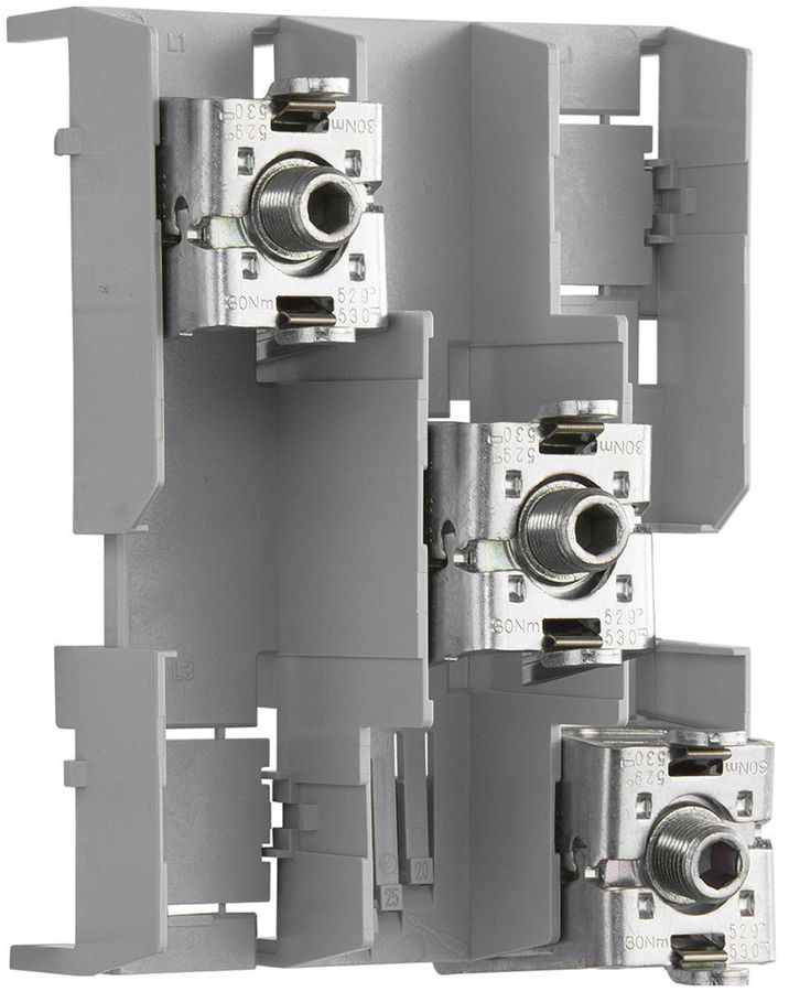 Blocco di morsettieri Hager Ø<300mm² per profili a doppio T e piatti