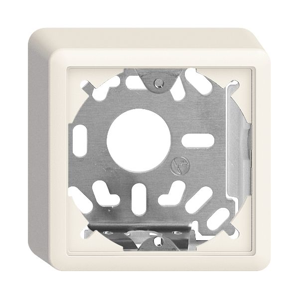 Capot avec plaque de base 39mm EDIZIOdue blanc universel