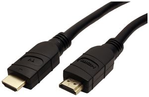 Câble HDMI VALUE 4K@60Hz (HDMI 2.0) actif HDR 3D Ethernet noir 10m