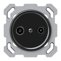 Presa antenna INC TV-R origin presa d’arrivo 4dB nero