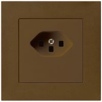 Prise ENC kallysto.pro T23 brun bornes à vis