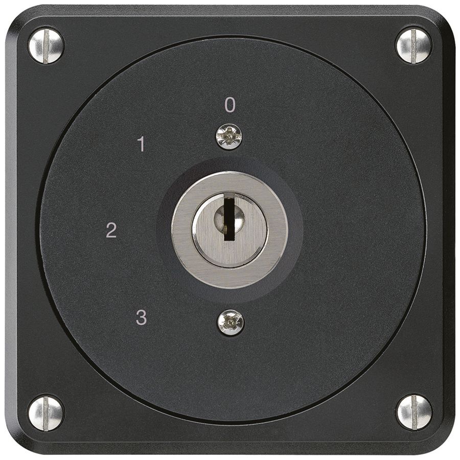 Interrupteur à clé ENC robusto sans clapet 5/1P noir pour combinaison