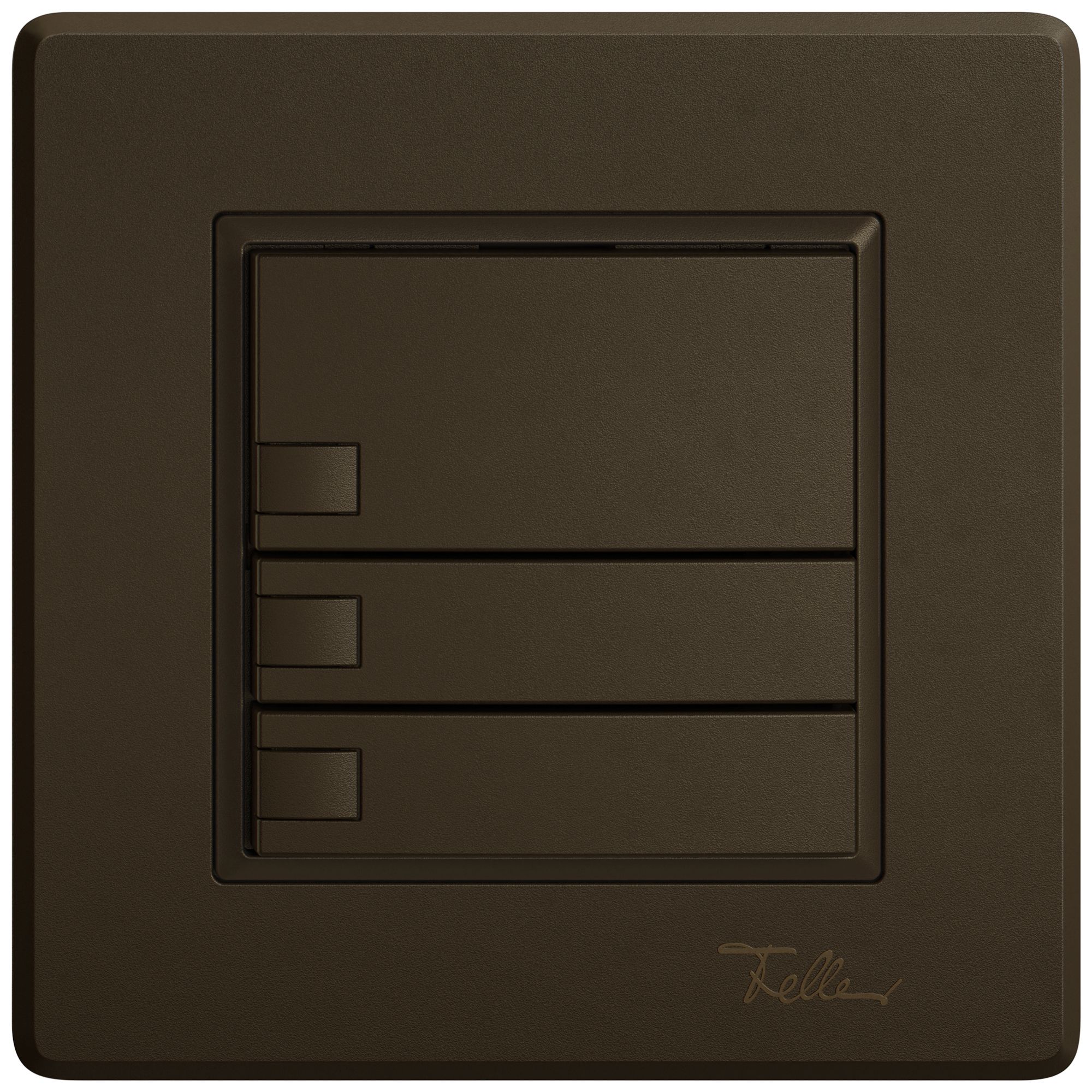 UP-Universaltaster EDIZIO.liv UNI SNAPFIX® o.LED 3× 1-Tbed.br