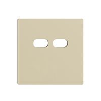 Kit di montaggio Feller EDIZIOdue per presa USB 18W 2×tipo C vanille