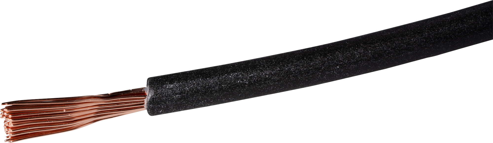 Toron T 2.5mm² noir Eca, Bobine à 100m