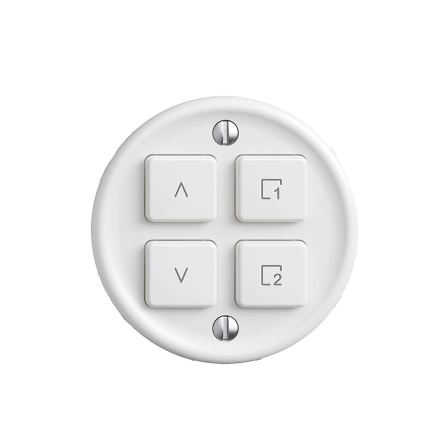 Abdeckset zu Storenschalter 1K Szene/4T Sdue Wiser weiss