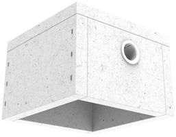 EB-Gehäuse Spotbox Feuerbox Q150 EI30 150×150×105 mm