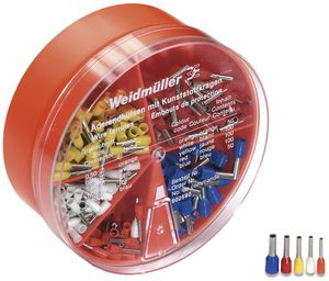 Sortiment Aderendhülse Weidmüller H-BOX 0.5…2.5mm² Farbcode: Weidmüller