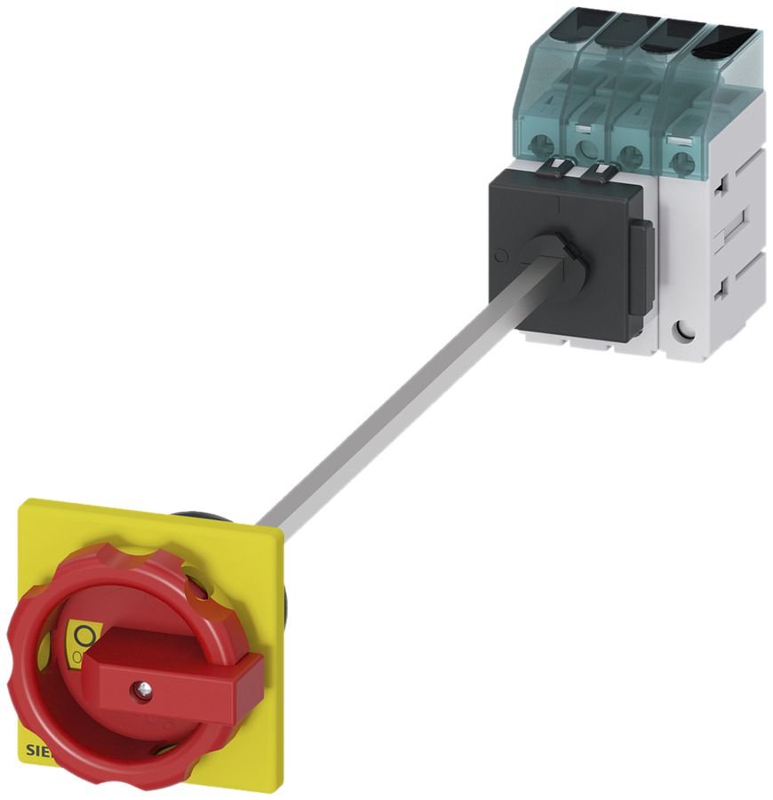 Interrupteur de charge Siemens SENTRON 3LD3 sol 32A 3LN 66×66mm ro/jn