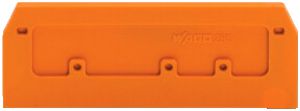 Abschlusswand WAGO 2.5mm orange