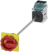 Interrupteur de charge Siemens SENTRON 3LD3 sol 40A 3L +1F/1O 66×66mm ro/jn