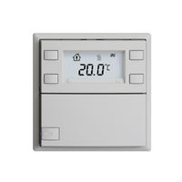 Pulsante RTH INC KNX 1×EDIZIOdue F grigio chiaro, con LED RGB