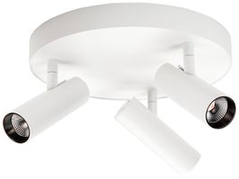 Spot LED SG Tube Micro 3×6W 1020lm 927 40° VAR Ø250×120×29mm blanc