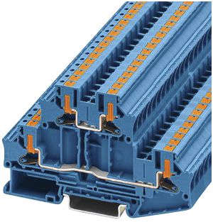 Morsetto a due piani PX PTTBV 4 BU