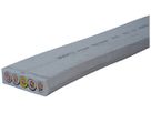 Câble plat Woertz Power 5×10mm² PVC gris Eca