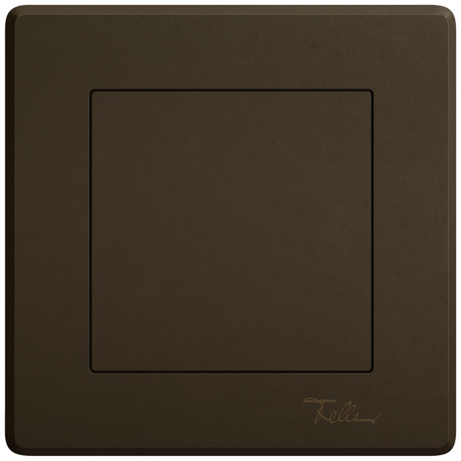 UP-Blindabdeckung EDIZIO.liv SNAPFIX® mit Steckbefestigung br