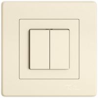 Kit de montage ENC EDIZIO.liv SNAPFIX® p.interr.et contact n.lum.a.2 boutons cr