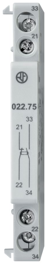 Hilfsschalter Finder 022.75, 1S+1Ö 6A/230VAC, für 22.32/22.34/22.44/22.64