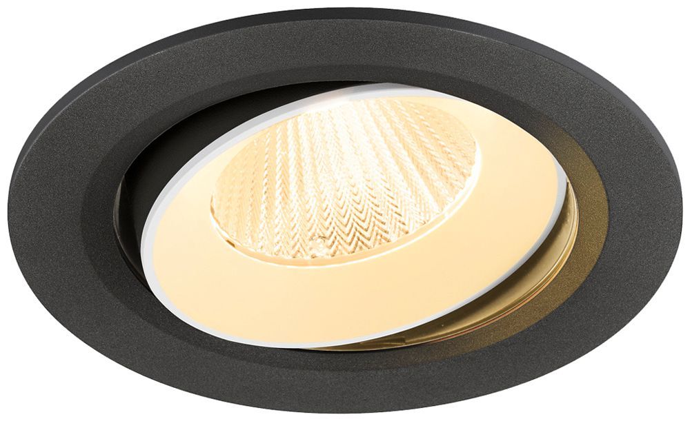 Downlight LED SLV NUMINOS MOVE L 17W 2500lm 3000K MB DALI Ø160×93mm no/bc