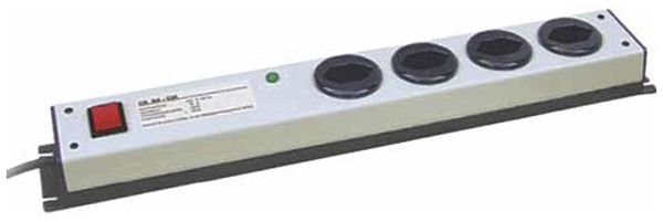 Rangée de prises Flury CSCH type 3, 4 prises