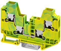 Morsetto di protezione PX XTV 6-QUATTRO-PE 6mm² verde/giallo