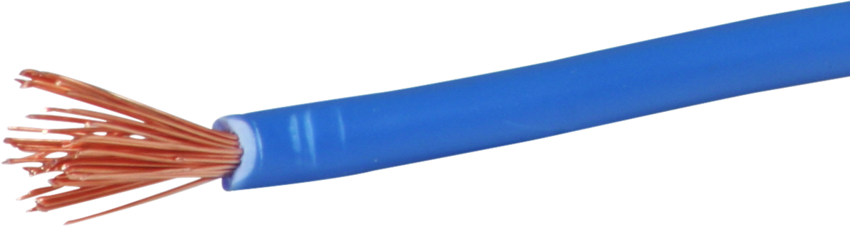 T-Litze 4mm² hellblau Eca, Spule à 100m